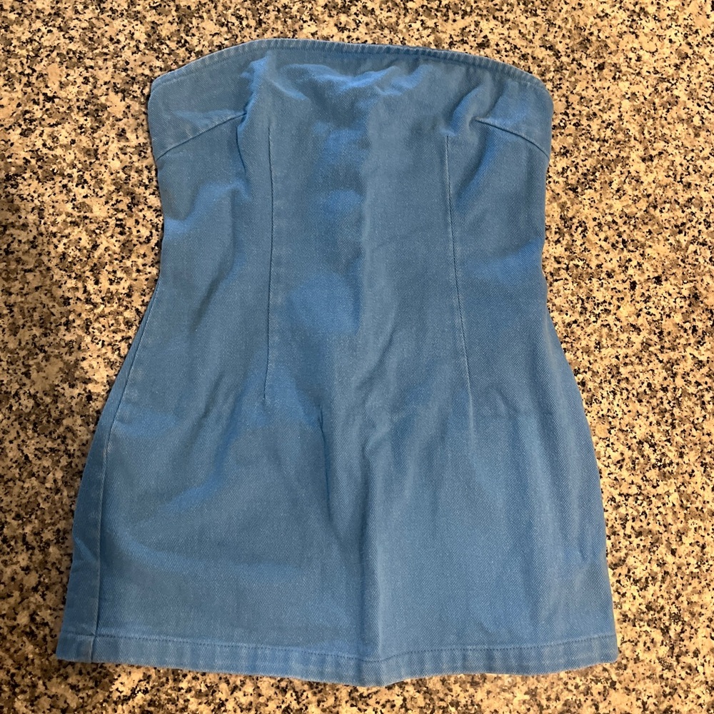 Charcoal tarni mini dress (blue)